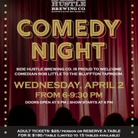 Side Hustle Comedy Night SH Comedy Night Flyer